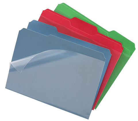 FIND IT - Clear View Interior File Folders Letter Assorted