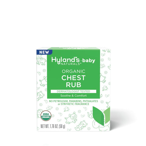 HYLANDS - Organic Baby Chest Rub - 1.76 oz (50 g)