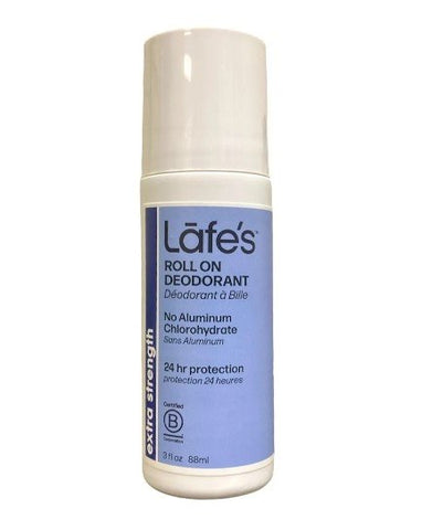 LAFES - Deodorant Roll-On Extra Strength, Coriander & Tea Tree - 3 fl oz (88 ml)