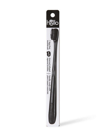 HELLO - BPA Free Charcoal Bristle Toothbrush - 1 Count