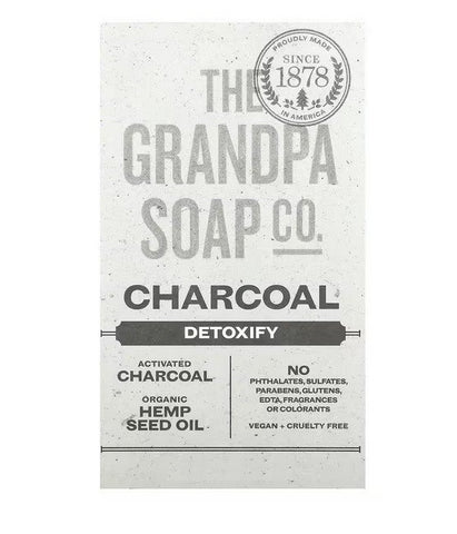 THE GRANDPA SOAP - Charcoal Travel Size Bar Soap - 1.35 oz (38 g)