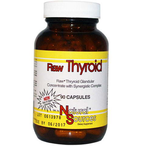 NATURAL SOURCES - Raw Thyroid