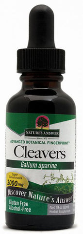 Natures Answer Cleavers Herb Alcohol Free