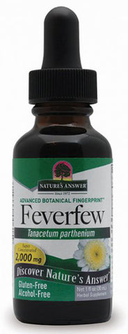 Natures Answer Feverfew Leaf Alcohol Free