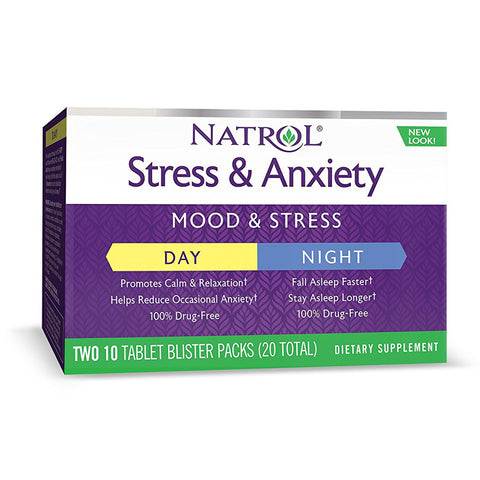 Natrol Stress Anxiety Day Nite Formulas