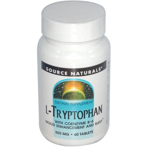 Source Naturals L Tryptophan 500mg