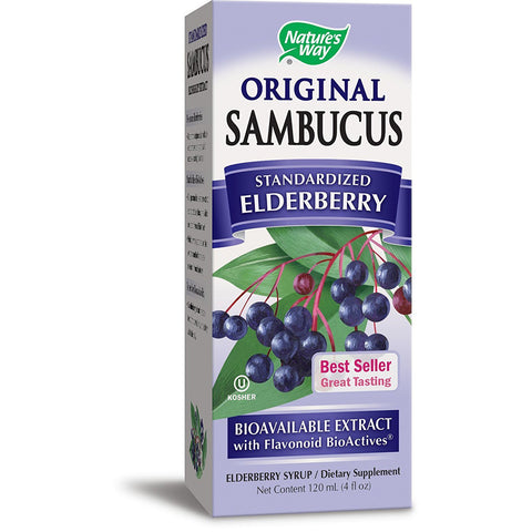 NATURES WAY - Original Sambucus Syrup Standardized Elderberry