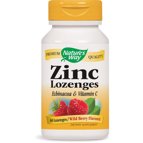 NATURES WAY - Zinc Lozenges Natural Berry