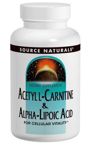 Source Naturals Acetyl L Carnitine Alpha Lipoic Acid