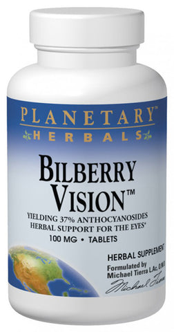 Planetary Herbals Bilberry Vision 100 mg