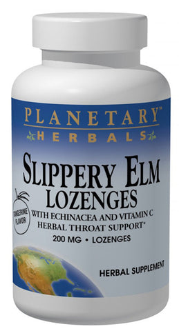 Planetary Herbals Slippery Elm 200 mg Lozenges