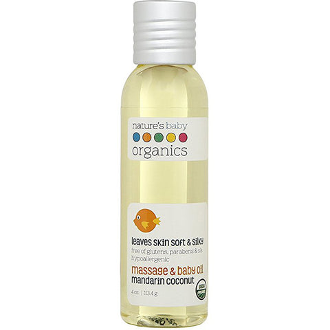 NATURE'S BABY - Organic Baby Oil Mandarin Coconut