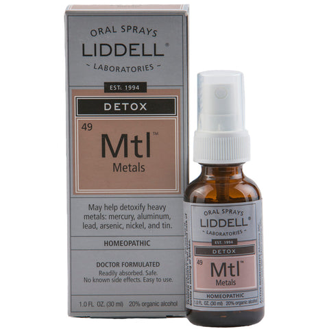 LIDDELL - Mtl Detox Metals Homeopathic Oral Spray