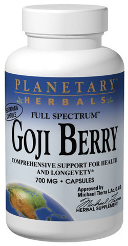 Planetary Herbals Goji Berry Full Spectrum 700 mg