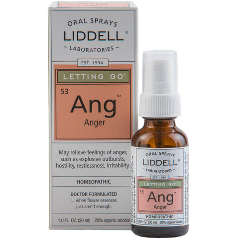 LIDDELL - Ang Letting Go Anger  Homeopathic Oral Spray