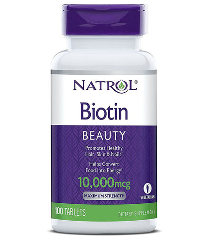 Natrol Biotin 10000 mcg Maximum Strength