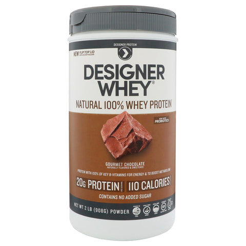 DESIGNER WHEY - 100% Premium Whey Protein Powder, Gourmet Chocolate