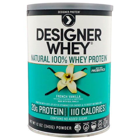 DESIGNER WHEY - 100% Premium Whey Protein Powder, French Vanilla