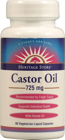 Heritage Products Castor Oil 725 mg