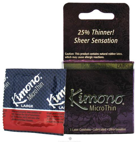 Mayer Labs Kimono Micro Thin Large - 3 ct