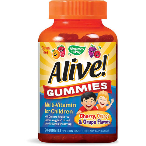 NATURES WAY - Alive Childrens Multi-Vitamin Natural Cherry Grape and Orange