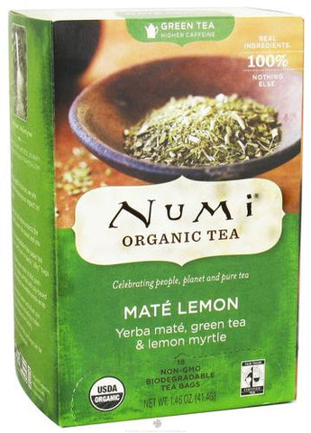 Numi Tea Mate Lemon Green Tea