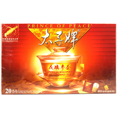 Prince Of Peace American Ginseng Root Tea - 20 bag