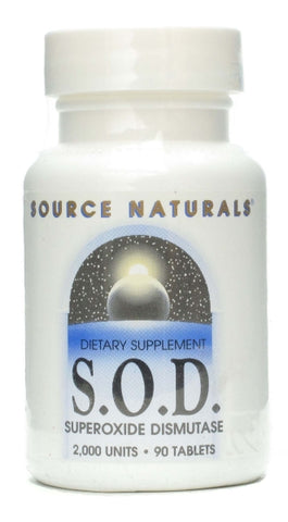 Source Naturals S.O.D. - 90 Tablets (2,000 units)