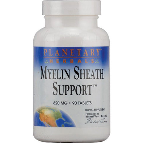 Planetary Herbals Myelin Sheath Support - 90 Tablets (820 mg)