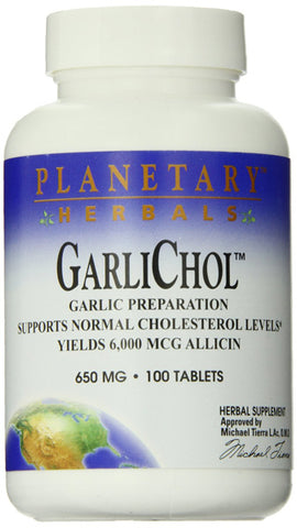 Planetary Herbals GarliChol - 200 Tablets (600 mg)