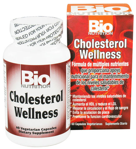 BIO NUTRITION - Cholesterol Wellness - 60 Vegetarian Capsules