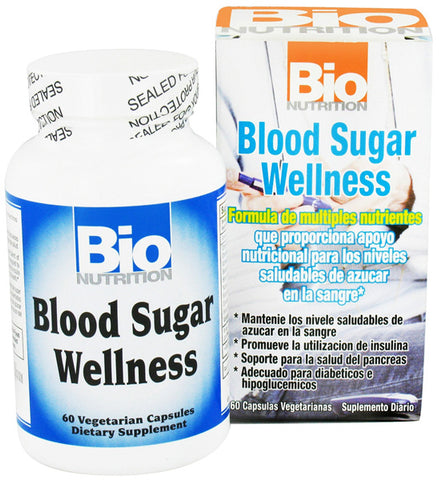 BIO NUTRITION - Blood Sugar Wellness - 60 Vegetarian Capsules