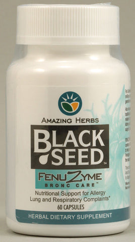 BLACK SEED - Fenuzyme Bronc - 60 Capsules