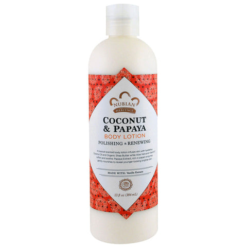 NUBIAN HERITAGE - Coconut & Papaya Body Lotion