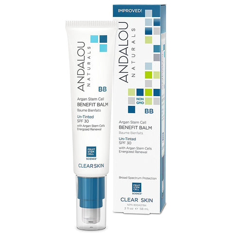 ANDALOU - Argan Stem Cell BB Benefit Balm Un-Tinted SPF 30