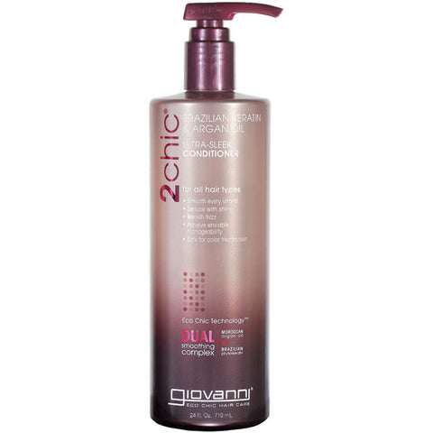 GIOVANNI COSMETICS - 2Chic Keratin and Argan Oil Ultra-Sleek Conditioner