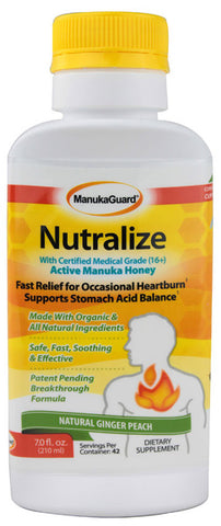 ManukaGuard - Nutralize Ginger Peach - 7 fl. oz. (210 ml)