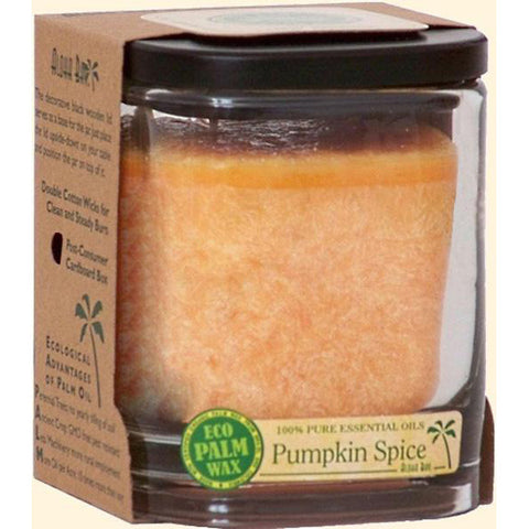 ALOHA BAY - Eco Palm Wax Candle Pumpkin Spice Orange