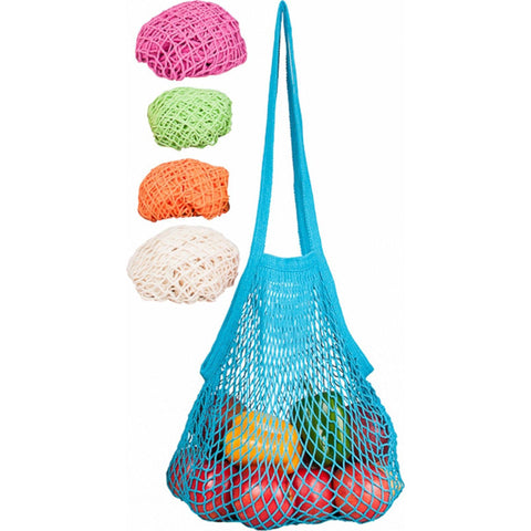 ECO-BAGS - String Bag Long Handle Set-Assorted Tropicals