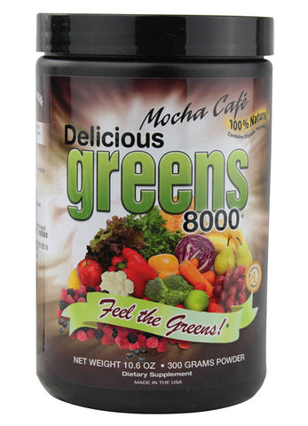 Greens World Delicious Greens 8000 Mocha Cafe