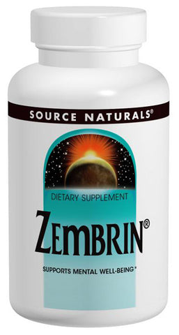 SOURCE NATURALS - Zembrin 25 mg - 60 Tablets