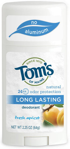 TOM'S OF MAINE - Deodorant Stick Long Lasting Apricot