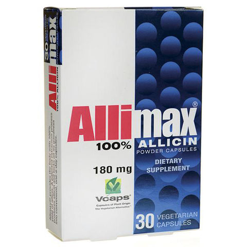 ALLIMAX - 100% Allicin Powder Capsules 180 mg