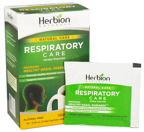 HERBION Respiratory Care Granule Packets Lemon