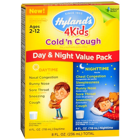 HYLANDS - 4 Kids Cold 'N Cough Day & Night Value Pack