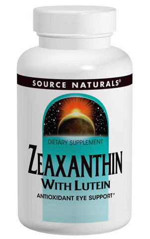 SOURCE NATURALS - Zeaxanthin with Lutein 10 mg