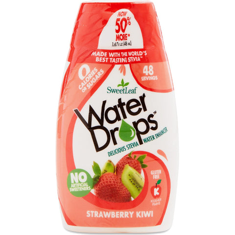 SWEET LEAF - WaterDrops, Strawberry Kiwi