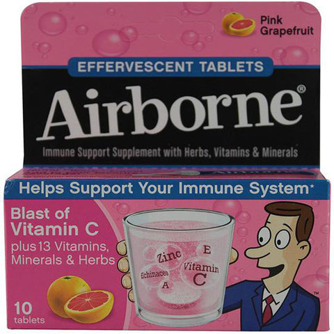 AIRBORNE - Blast of Vitamin C, Pink Grapefruit