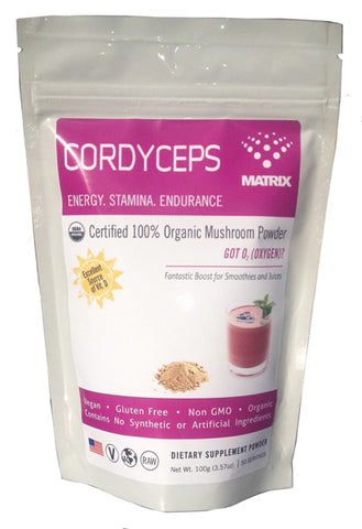 MUSHROOM MATRIX - Cordyceps Organic Mushroom Powder