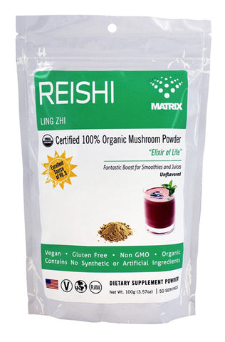 MUSHROOM MATRIX - Reishi Organic Mushroom Powder